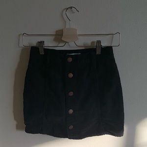 Billabong Push My Buttons corduroy miniskirt